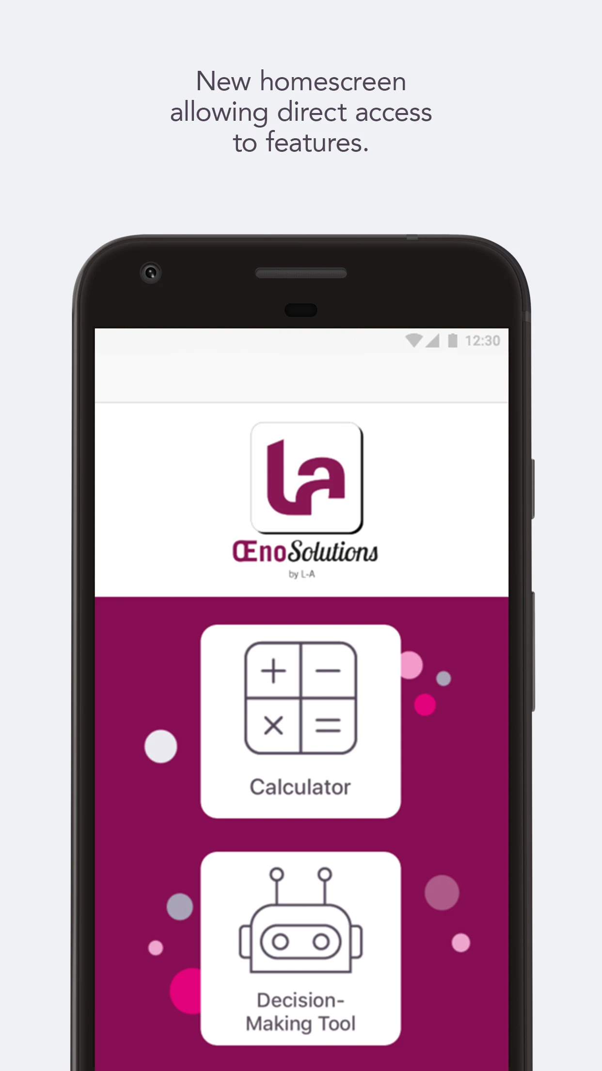 OenoSolutions screenshot